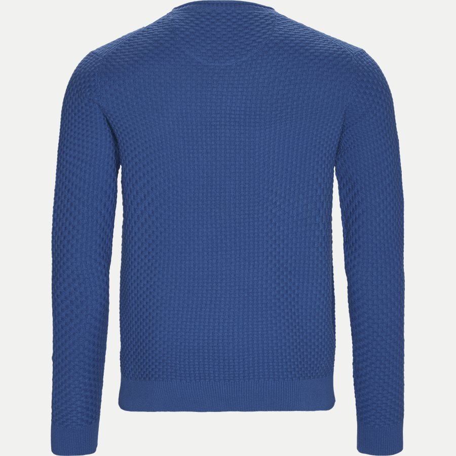 8001-8811 - Crew Neck Strik - Strik - Regular - BLÅ - 2