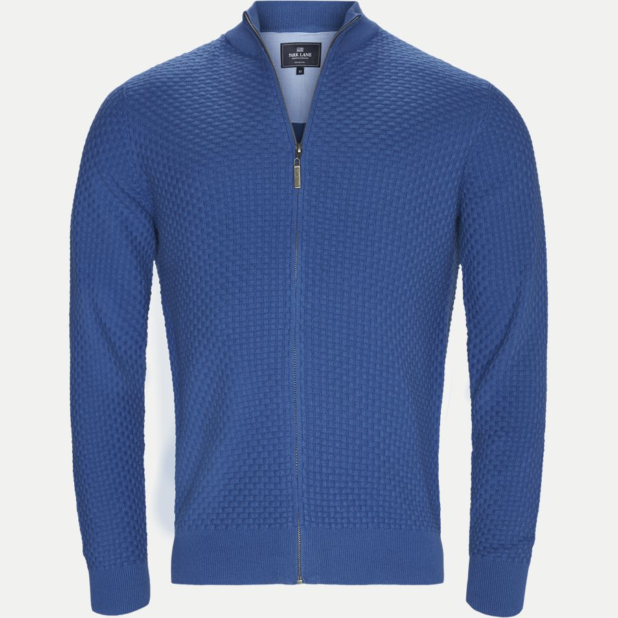 8002 - 8811 - Cardigan Strik - Strik - Regular - BLÅ - 1