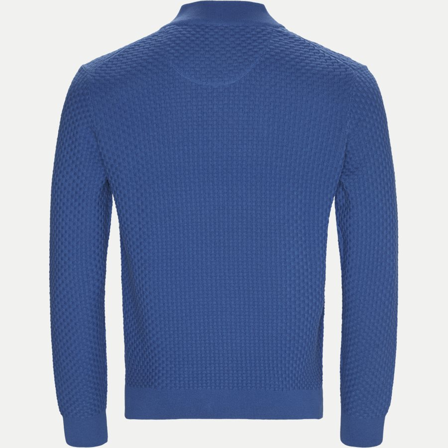 8000-8811 - Half Zip Strik - Strik - Regular - BLÅ - 2