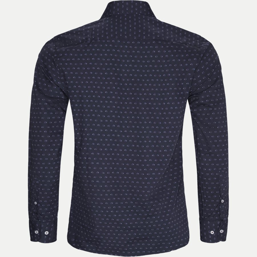 8033-8811 - Mønstret Skjorte - Skjorter - Slim - NAVY - 2