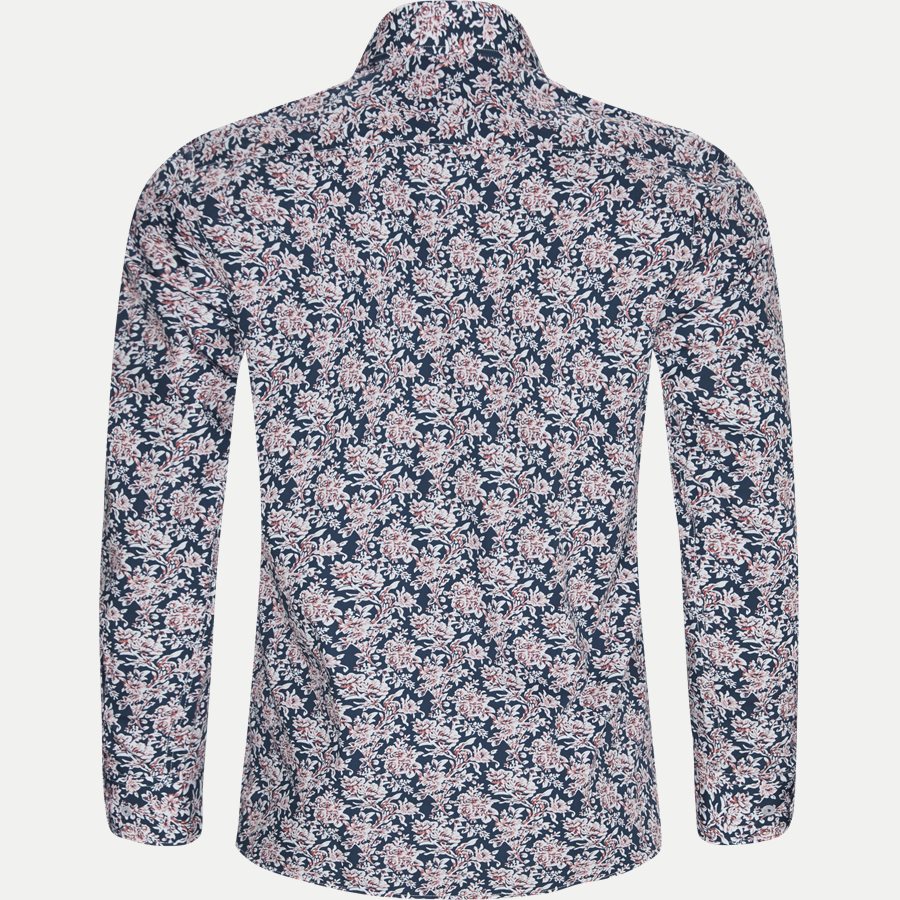 8039-8811 - Blomstret Skjorte - Skjorter - Slim - NAVY - 2