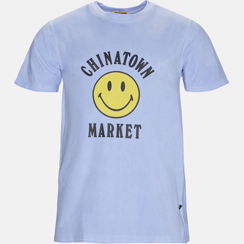 Market T-shirts COLOR CHANGING SMILEY L.BLÅ