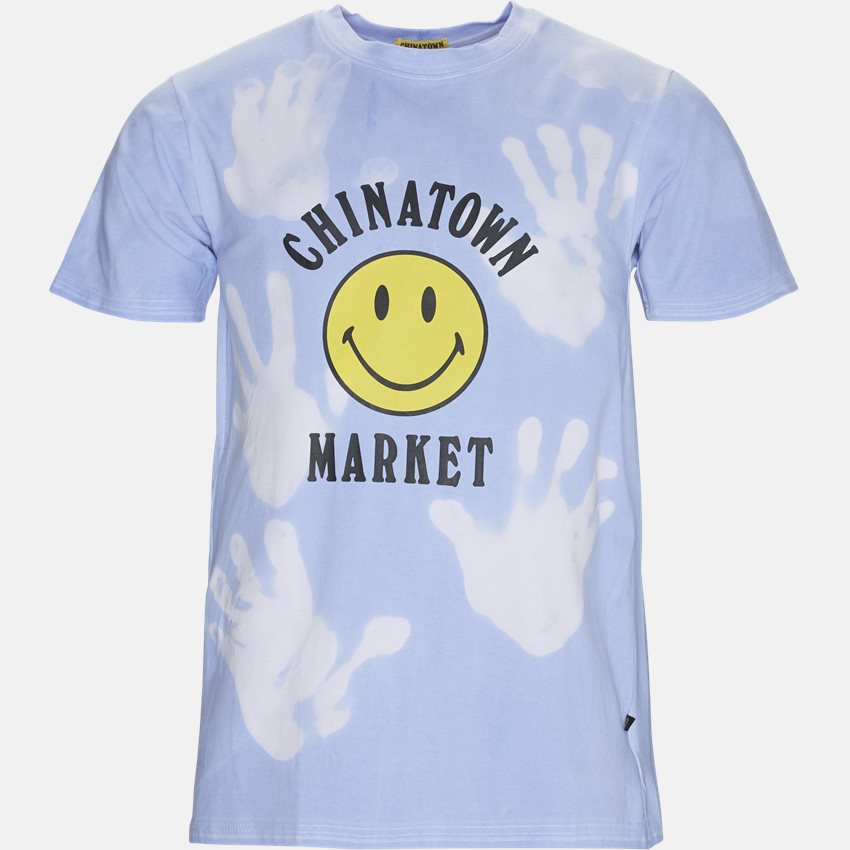 Market T-shirts COLOR CHANGING SMILEY L.BLÅ
