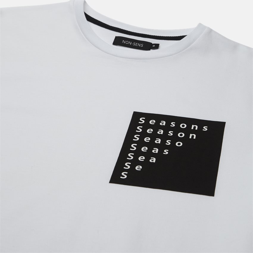 Non-Sens T-shirts CUMBER HVID/SORT