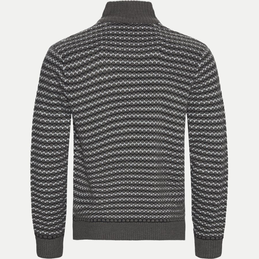 KATLA - Katla Half-Zip Strik - Strik - Regular - M.GREY - 2