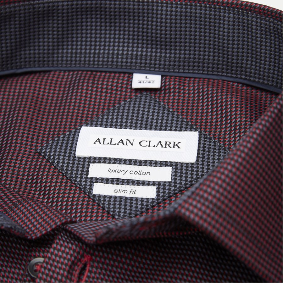 ABALO - Abalo Skjorte - Skjorter - RED - 9