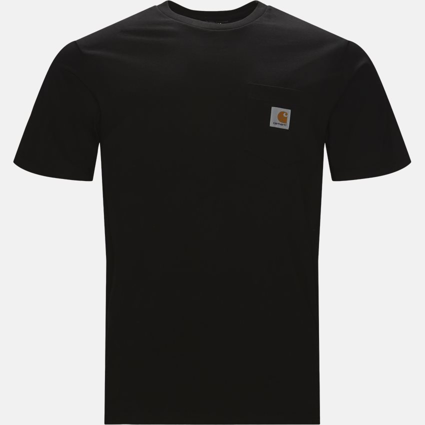 Carhartt WIP T-shirts S/S POCKET TEE. I022091 SORT