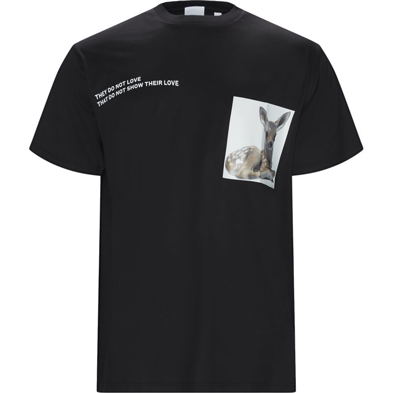 Burberry Oversized 8013599 T-shirts Sort Billede af Burberry Oversized 8013599 T-shirts Sort