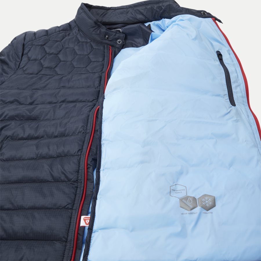 HM402228 - AMR Padded Moto Vindjakke - Jakker - Regular - NAVY - 10