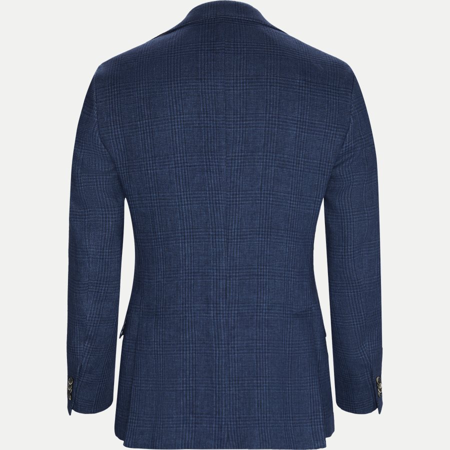 04707 GLENCHECK JERSEY JACKET - Glencheck Jersey Jacket - Jakker - Regular - NAVY - 2