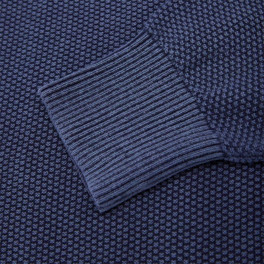 04629 FULL ZIP VINTAGE CARDIGAN - Full Zip Vintage Cardigan - Strik - Regular - NAVY - 5