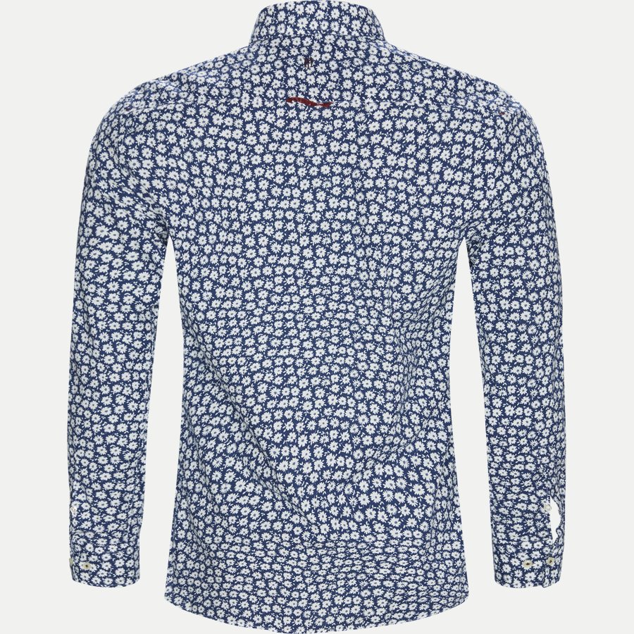 04662 SHIRT, BLUE FLOWER - Shirt Blue Flower - Skjorter - Casual fit - LYSBLÅ - 2