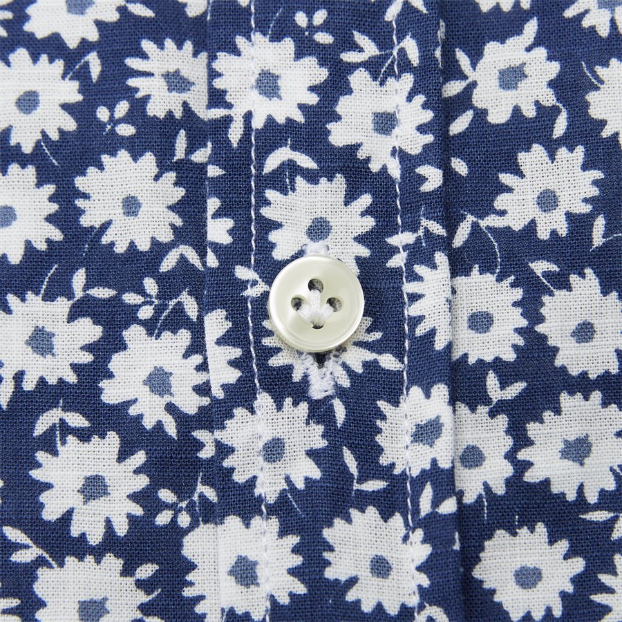 04662 SHIRT, BLUE FLOWER - Shirt Blue Flower - Skjorter - Casual fit - LYSBLÅ - 3
