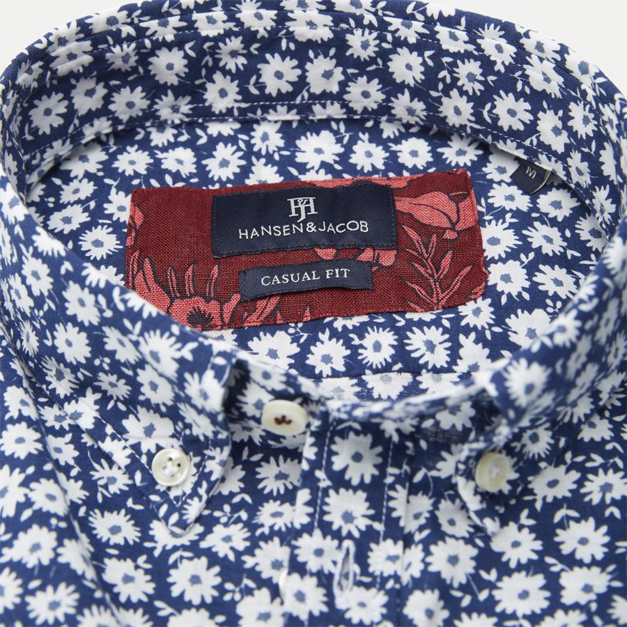 04662 SHIRT, BLUE FLOWER - Shirt Blue Flower - Skjorter - Casual fit - LYSBLÅ - 5