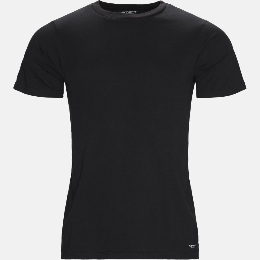 Carhartt WIP T-shirts STANDARD 2 PACK I020460 BLACK/BLACK