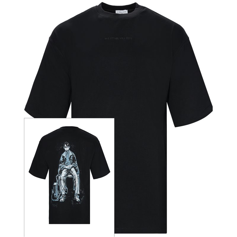 IH NOM UH NIT Oversized NMS19230 T-shirts Black Billede af IH NOM UH NIT Oversized NMS19230 T-shirts Black