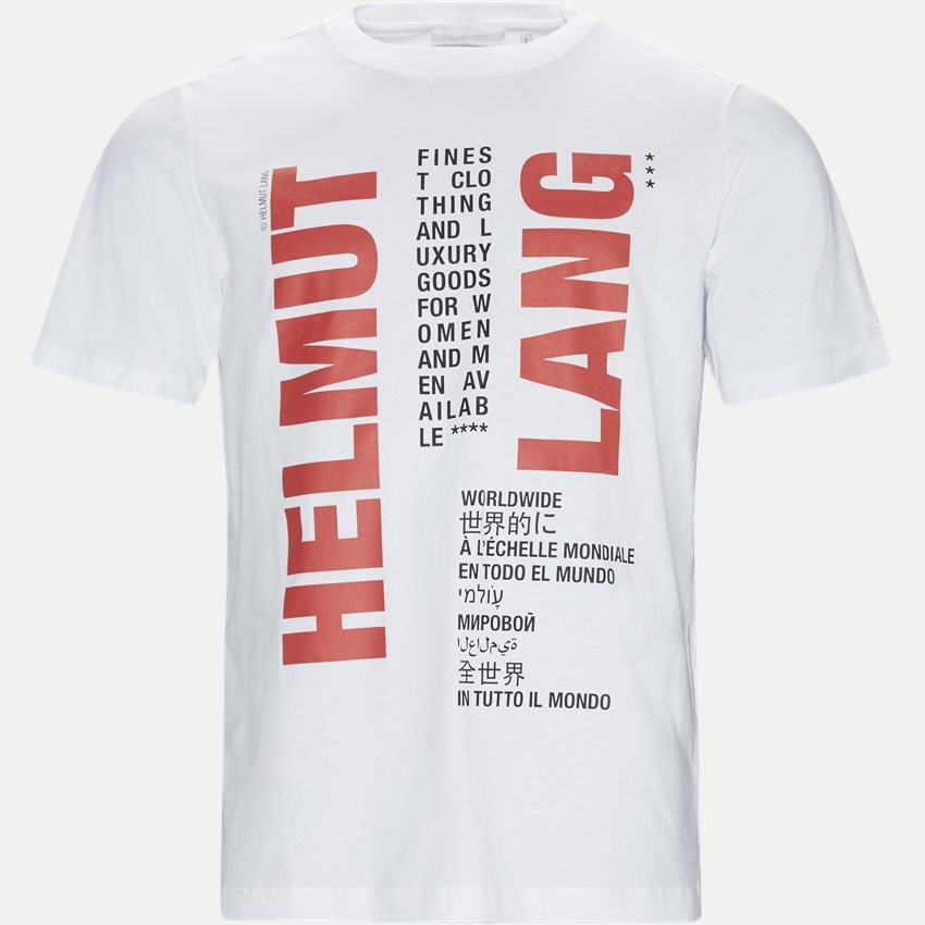 Helmut Lang T-shirts J01KM508 WHITE