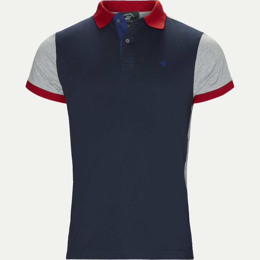 BHPC5222 POLO SS - Maglia Polo Piquet - T-shirts - Regular - BLÅ - 1