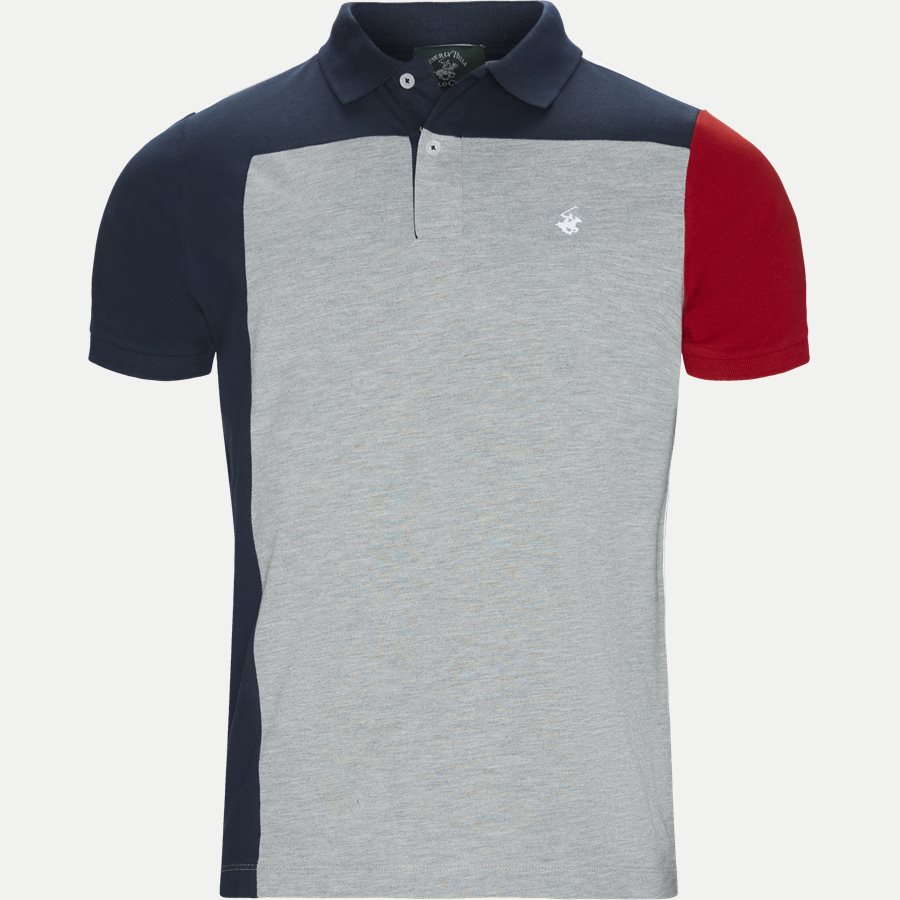 BHPC5239 POLO SS - Maglia Polo Piquet T-shirt - T-shirts - Regular - GRÅ - 1