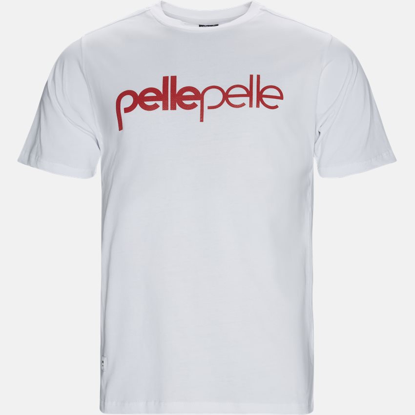 Pelle Pelle T-shirts PP3007 COREPORATE DOTS T-SHIRT HVID