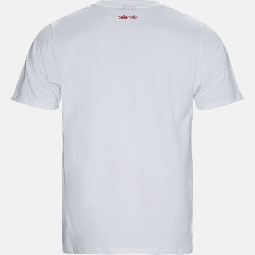 Pelle Pelle T-shirts PP3007 COREPORATE DOTS T-SHIRT HVID