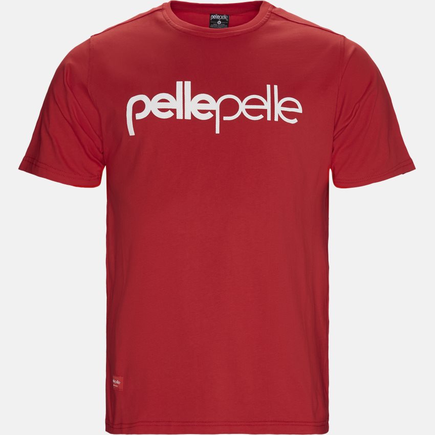 Pelle Pelle T-shirts PP3007 COREPORATE DOTS T-SHIRT RØD