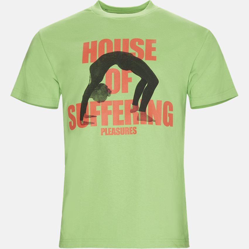 Pleasures T-shirts HOUSE OF SUFFERING LIME
