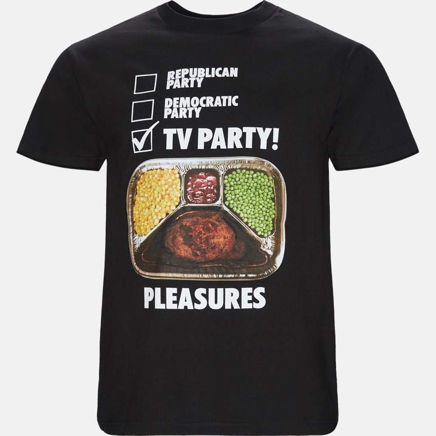 Pleasures T-shirts TV PARTY TEE SORT