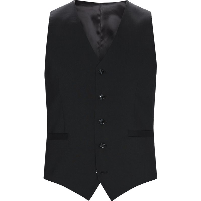 Tiger of Sweden Slim 56431 LITT WAISTCOAT Veste Black Billede af Tiger of Sweden Slim 56431 LITT WAISTCOAT Veste Black