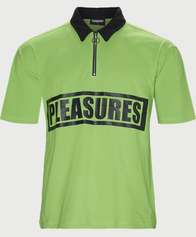 Pleasures T-shirts REVOLUTION HALFZIP Grøn