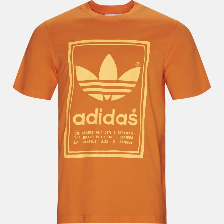 Adidas Originals T-shirts VINTAGE ED6919 ORANGE
