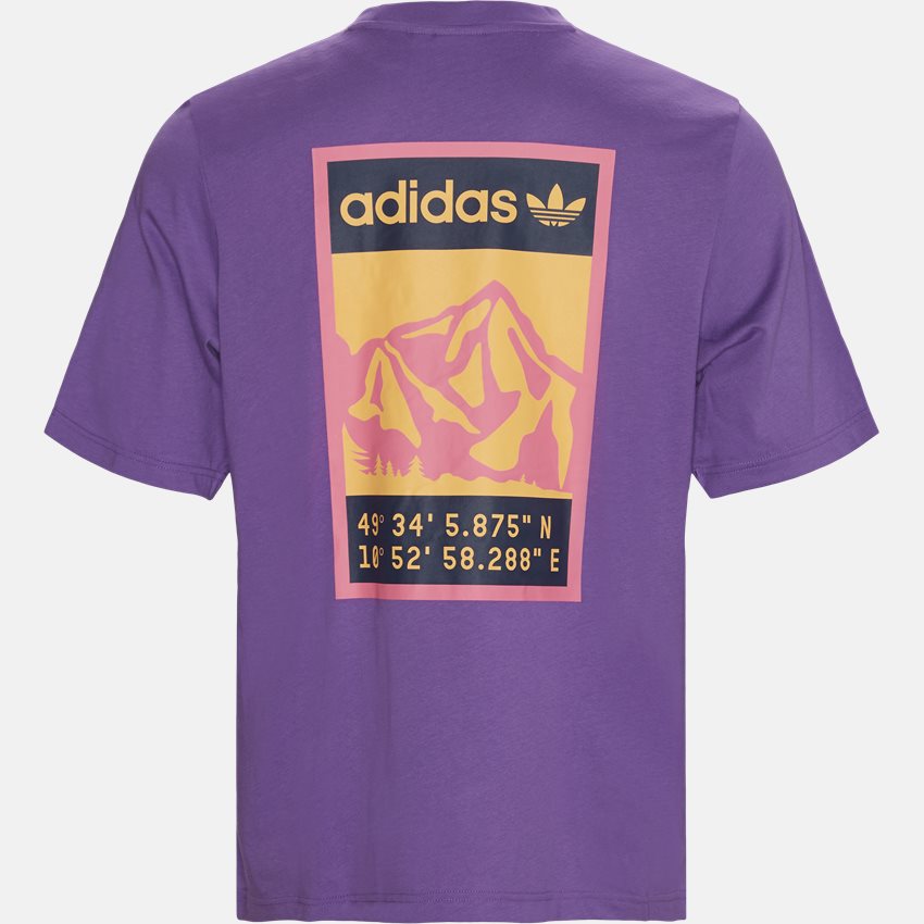 Adidas Originals T-shirts GRAPHIC TEE FR0590 LILLA
