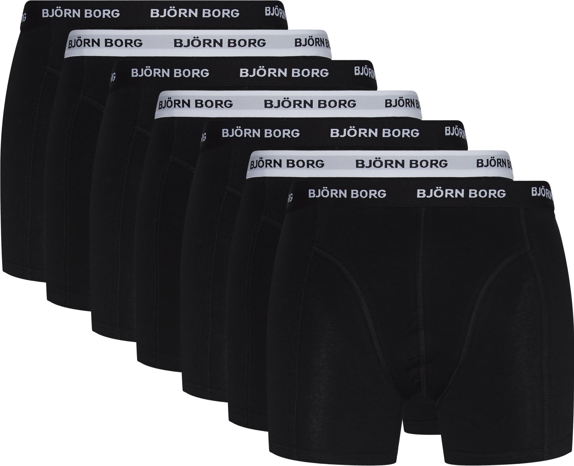 B9999-1303 90011 7-Pack - Underwear - Black