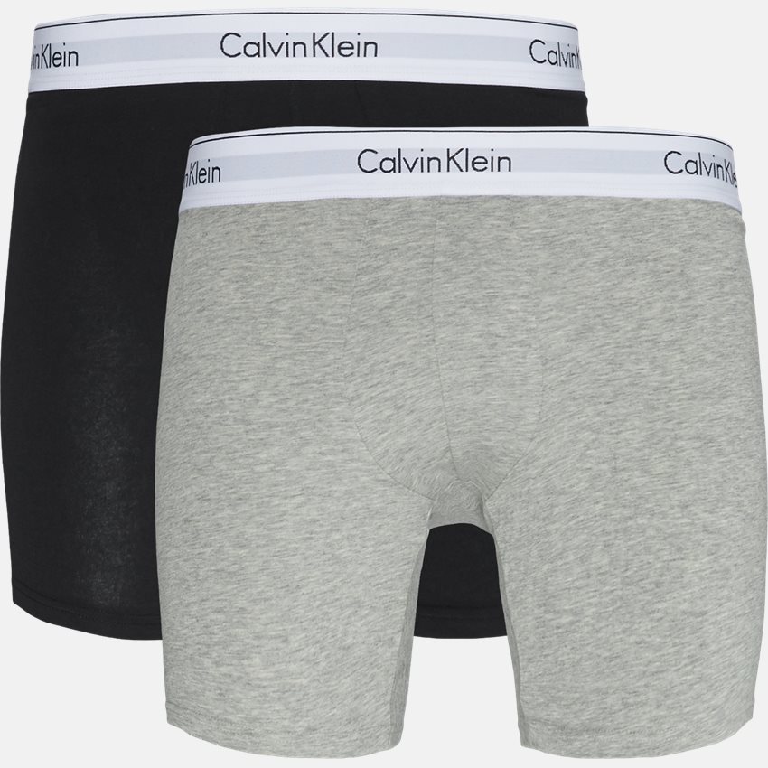 Calvin Klein Underkläder 2P BOXER 000NB1087ABHY GRÅ/SORT