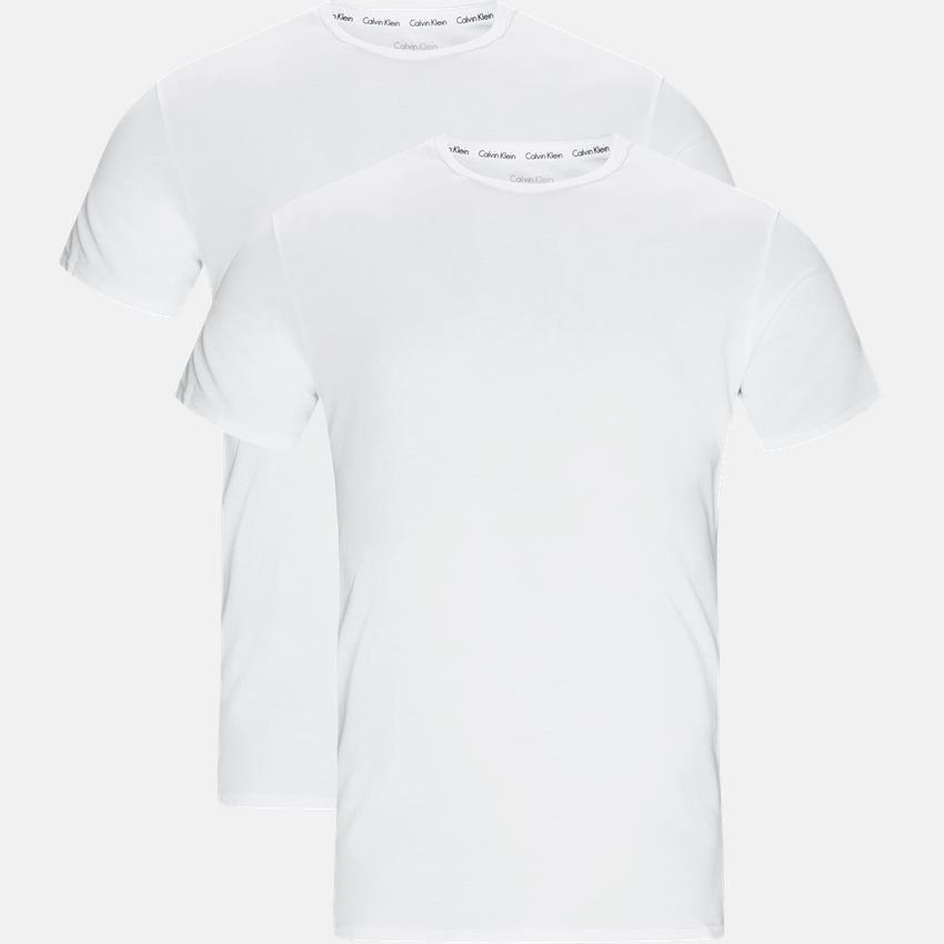 Calvin Klein T-shirts 2P SS CREW NECK 000NB1088A HVID/HVID