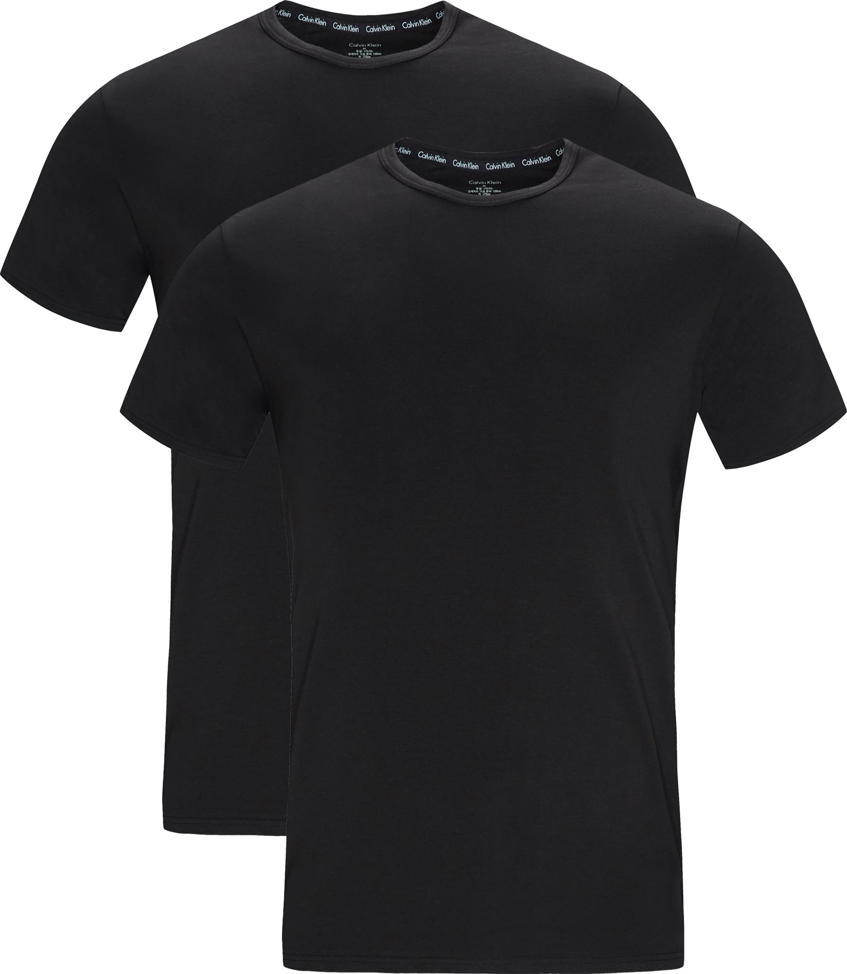 Calvin Klein T-shirts 2P SS CREW NECK 000NB1088A Black