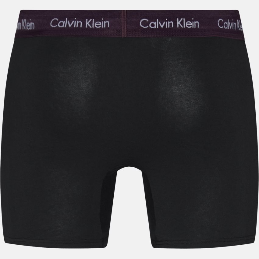 Calvin Klein Underkläder 3P BOXER BRIEF 000NBI770AMBQ SORT