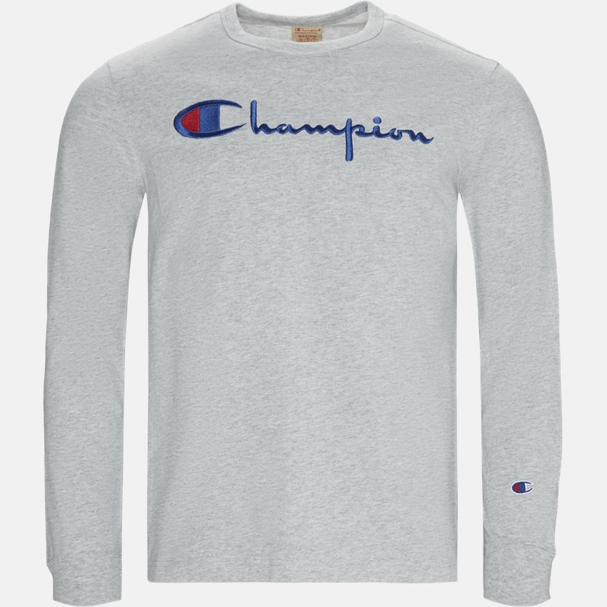 Champion T-shirts 213608 LS GRÅ