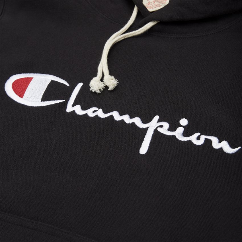 BIG SCRIPT Sweatshirts SORT Champion 499 DKK