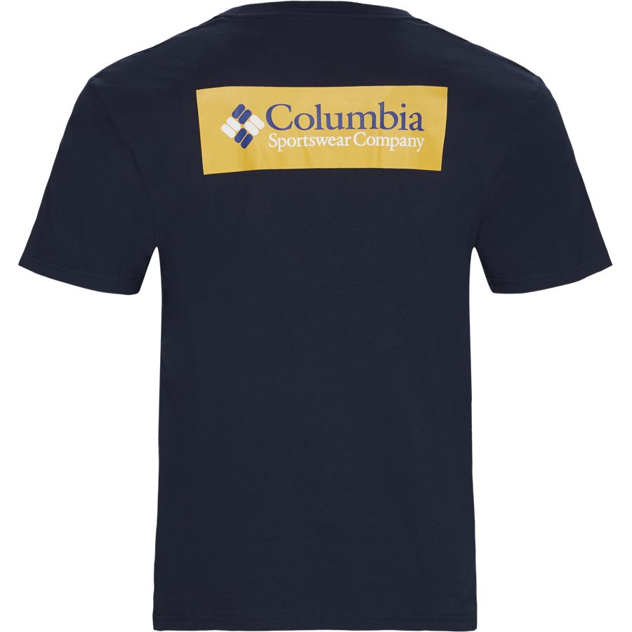 S/S NORTH BOX CASCADES 1834041 - T-shirts - NAVY - 2