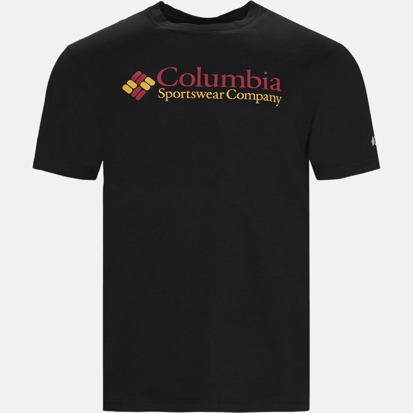 Columbia T-shirts S/S NORTH LOGO CASCADES 1834041 SORT
