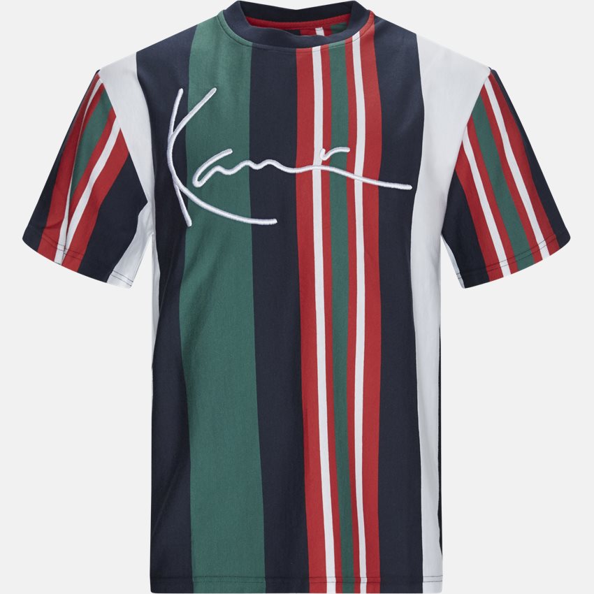 Karl Kani T-shirts SIGNATURE STRIPE TEE 3754932 HVID