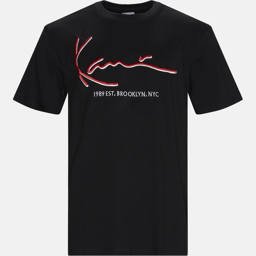 Karl Kani T-shirts SIGNATURE TEE 3754945 SORT