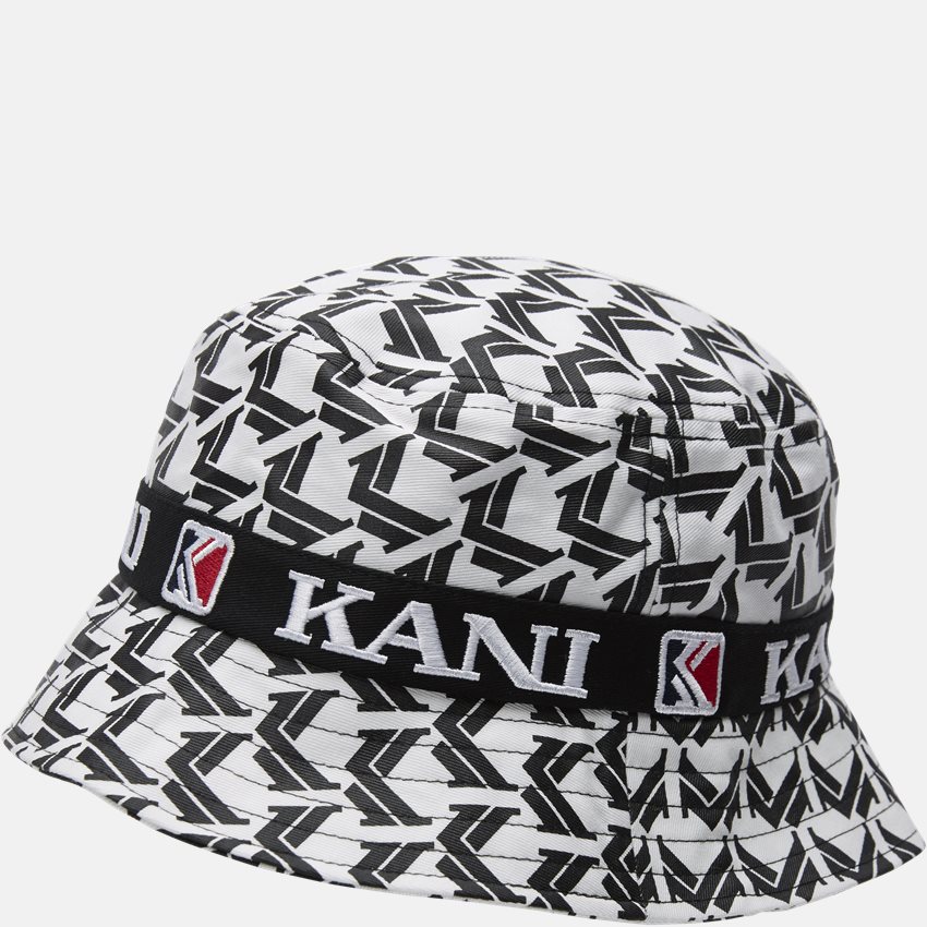 Karl Kani Caps RETRO BUCKET HAT 3748169 HVID/SORT