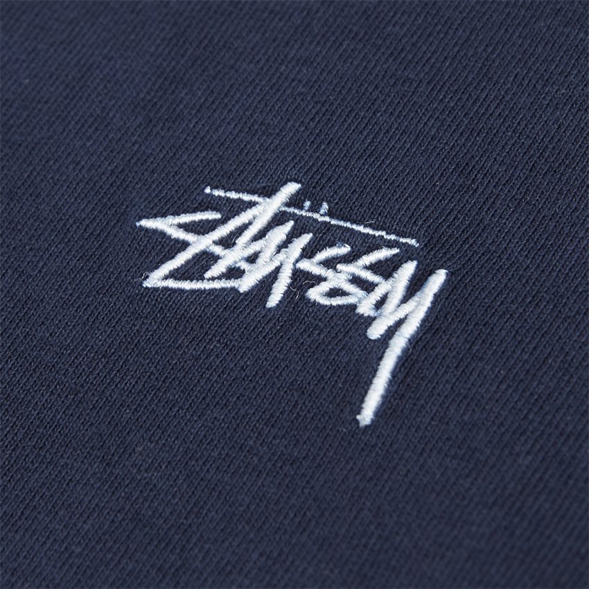Stüssy T-shirts LS STOCK 1140136 NAVY