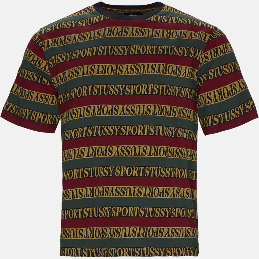 Stüssy T-shirts SS STUSSY STRIPE CREW 1140162 SORT