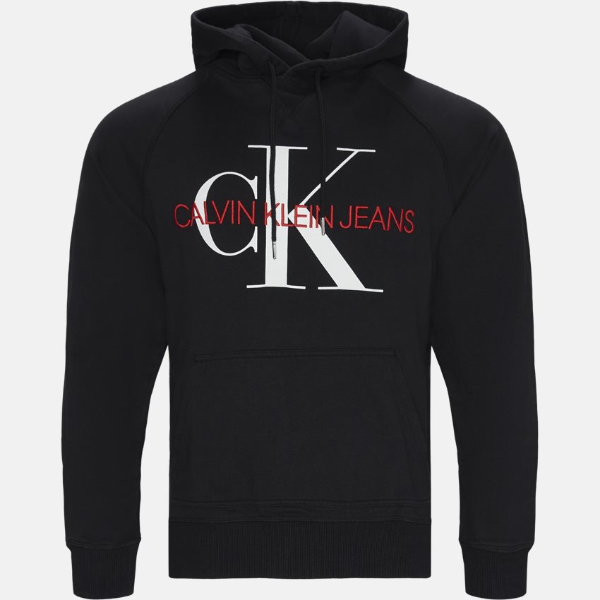 Calvin Klein Sweatshirts MONOGRAM HOODIE SORT