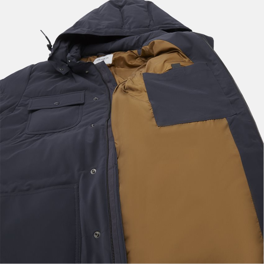Carhartt WIP Jackets ALPINE COAT I023081 D.NAVY/HAM.BROWN