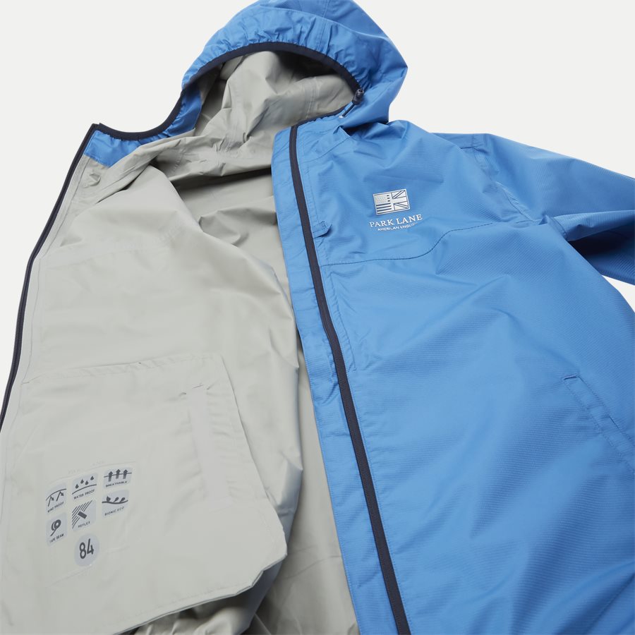1744 JACKET 3 LAYER WATER RESISTANT - Vindjakke - Jakker - Regular - BLÅ - 9