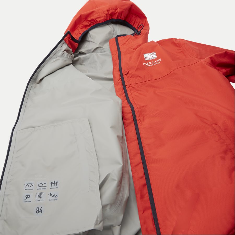 1744 JACKET 3 LAYER WATER RESISTANT - Vindjakke - Jakker - Regular - RØD - 8